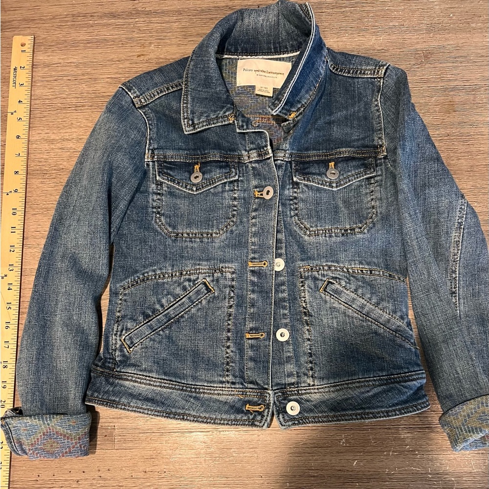 Anthropologie jean jacket